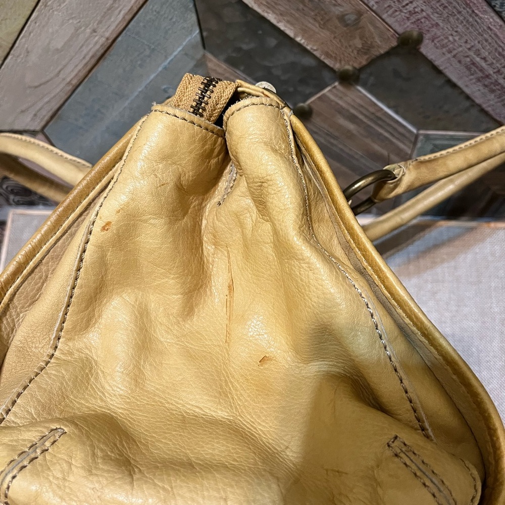 Frye Light Brown Leather Satchel - Picture 15 of 16